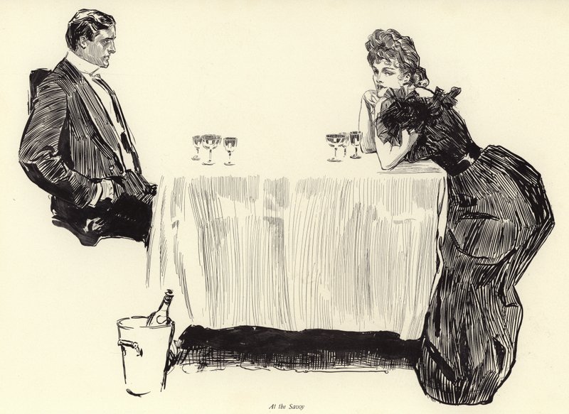 På Savoy af Charles Dana Gibson