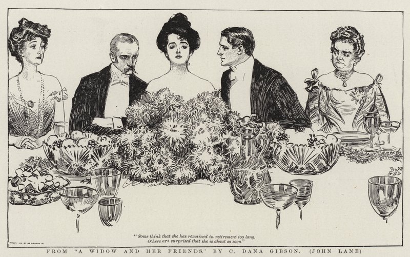 Fra en enke og hendes venner af Charles Dana Gibson