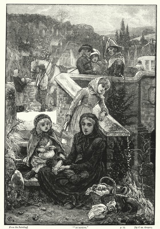 "Burdens" (gravering) af Charles Gregory