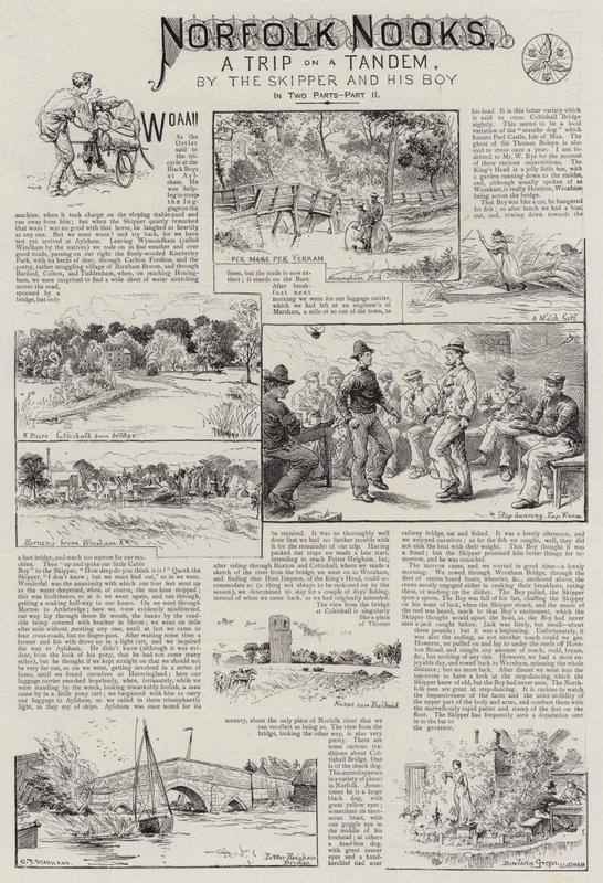 Norfolk Nooks (gravering) af Charles J. (after) Staniland