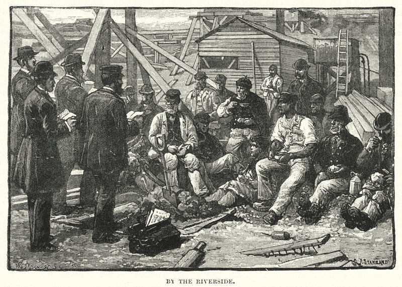 Ved floden af after Charles J. Staniland