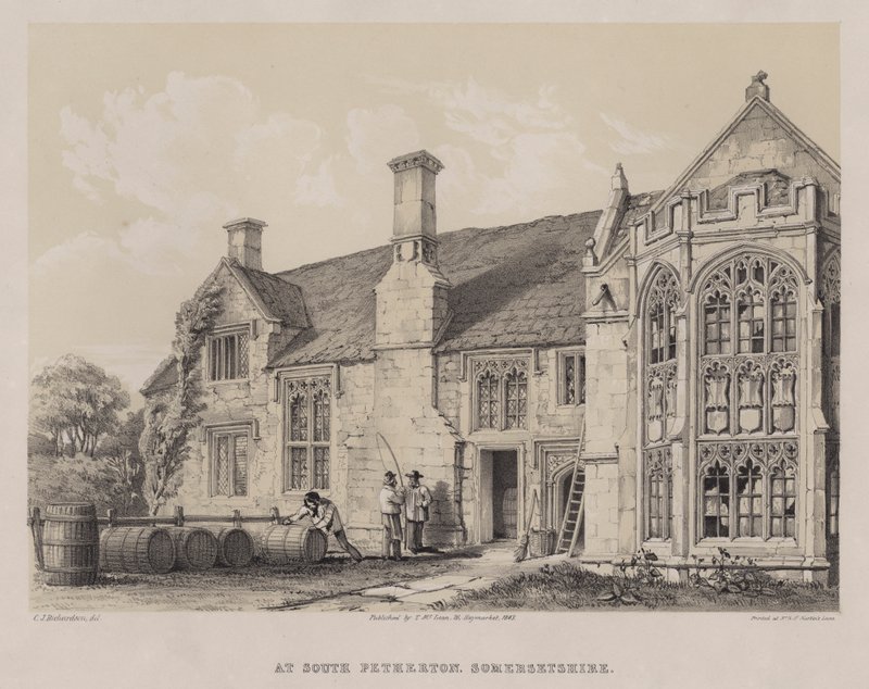 I South Petherton, Somersetshire (farve litho) af Charles James Richardson