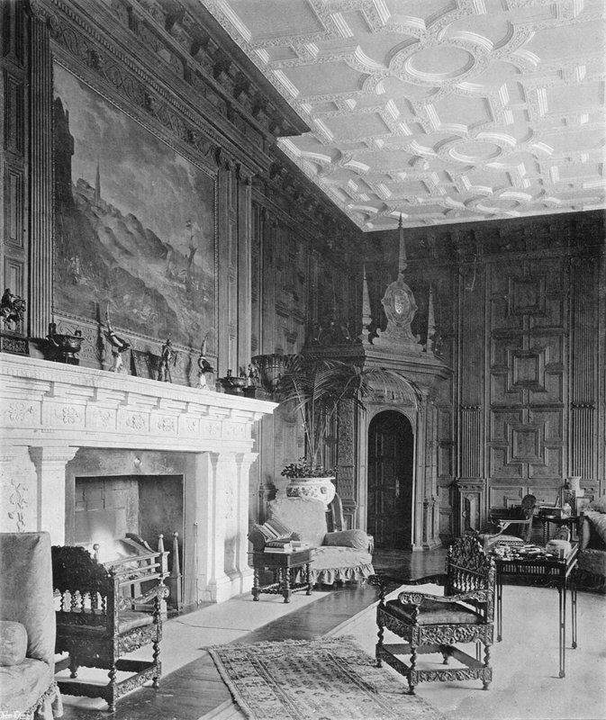 Broughton Castle: The Drawing-Room af Charles Latham