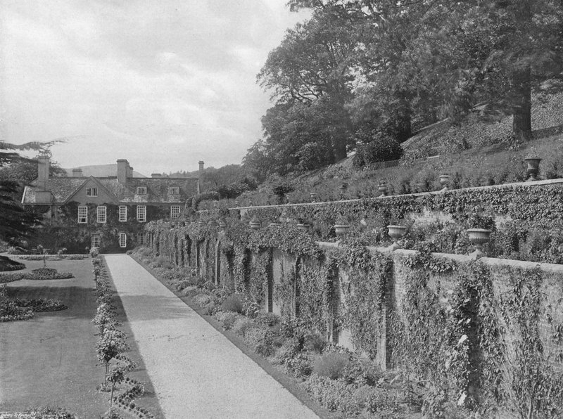 Llangedwyn fra østen af Charles Latham