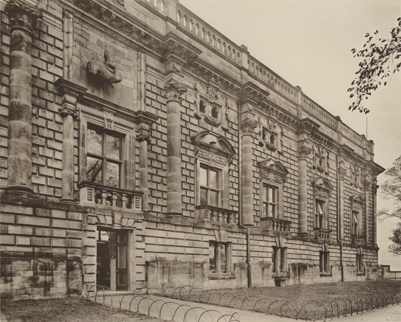 Slottet, Nottingham, østfronten af Charles Latham