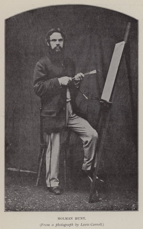 Holman Hunt (s/h foto) af Charles Lutwidge Dodgson