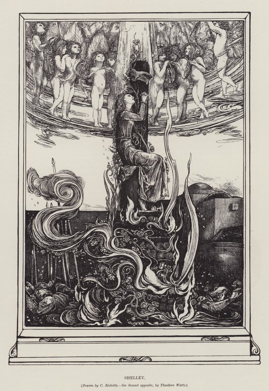 Shelley (litho) af Charles Ricketts