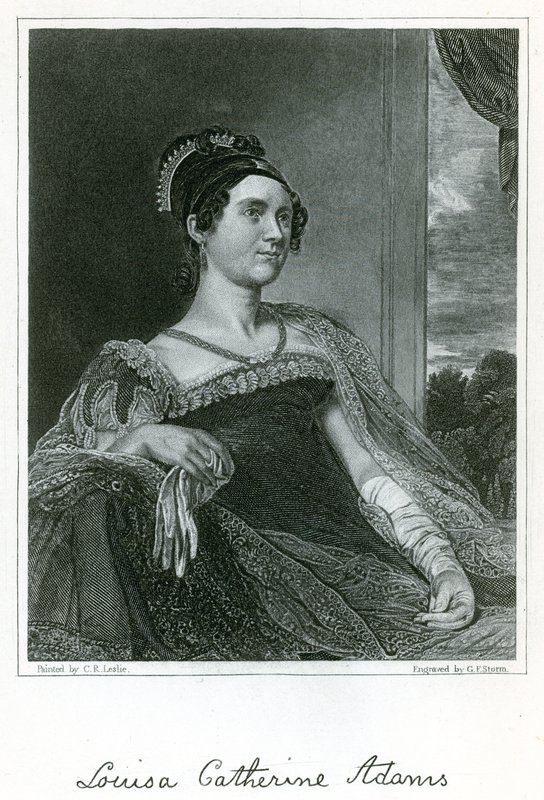 Louisa Catherine Adams (gravering) af Charles Robert Leslie