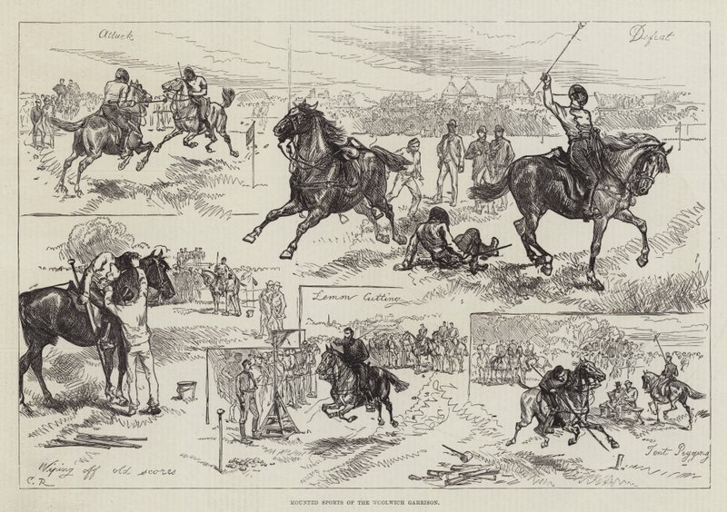Mounted Sports of the Woolwich Garrison af Sir John Charles Robinson