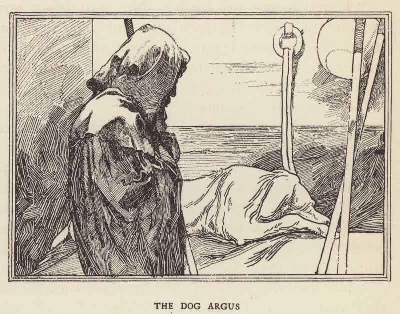 Hunden Argus af Sir John Charles Robinson