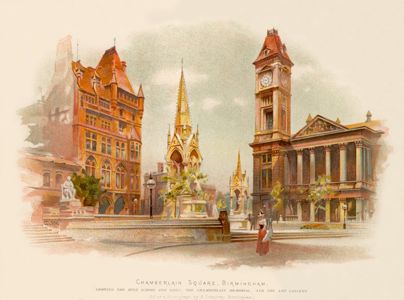 Chamberlain Square, Birmingham af Charles Wilkinson