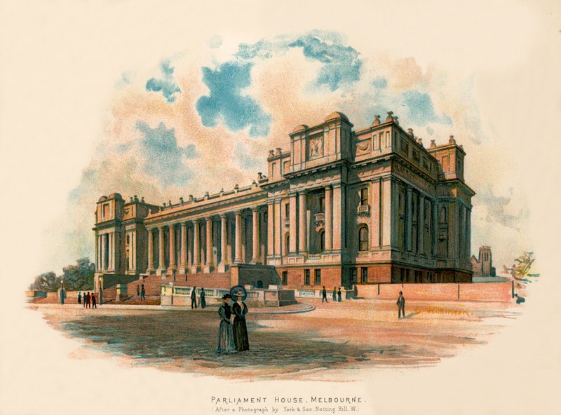 Parlamentshuset, Melbourne af Charles Wilkinson