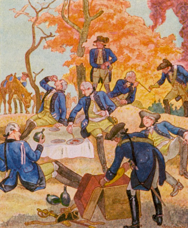 Offiziers-Picknick / Officers