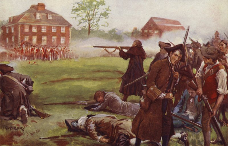 Kampen ved Lexington af Christopher Clark