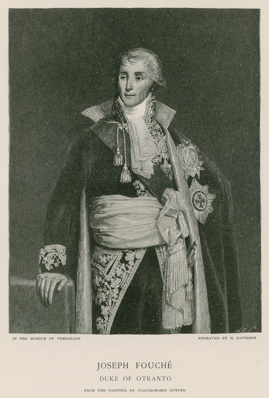Joseph Fouche, hertug af Otranto af Claude Marie Dubufe