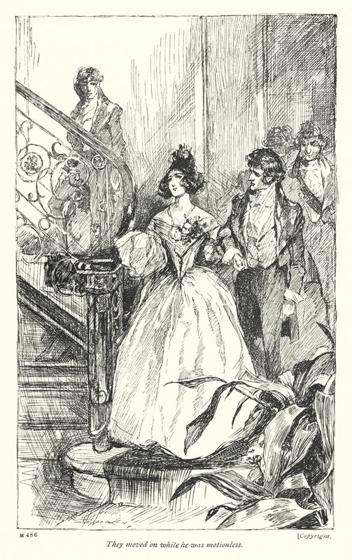Illustration til Disraelis Coningsby (litho) af Claude Shepperson