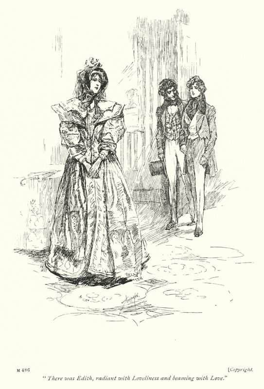 Illustration til Disraelis Coningsby (litho) af Claude Shepperson