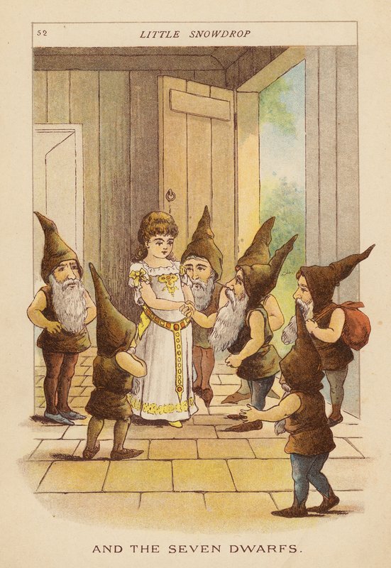 Lille sneklokke (farvelitografi) af Constance Haslewood
