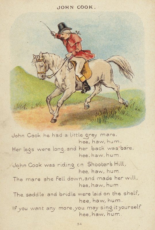 Børnerim: John Cook (chromolitho) af Constance Haslewood