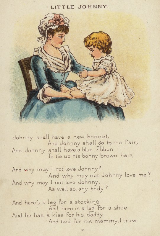 Børnerim: Lille Johnny (chromolitho) af Constance Haslewood