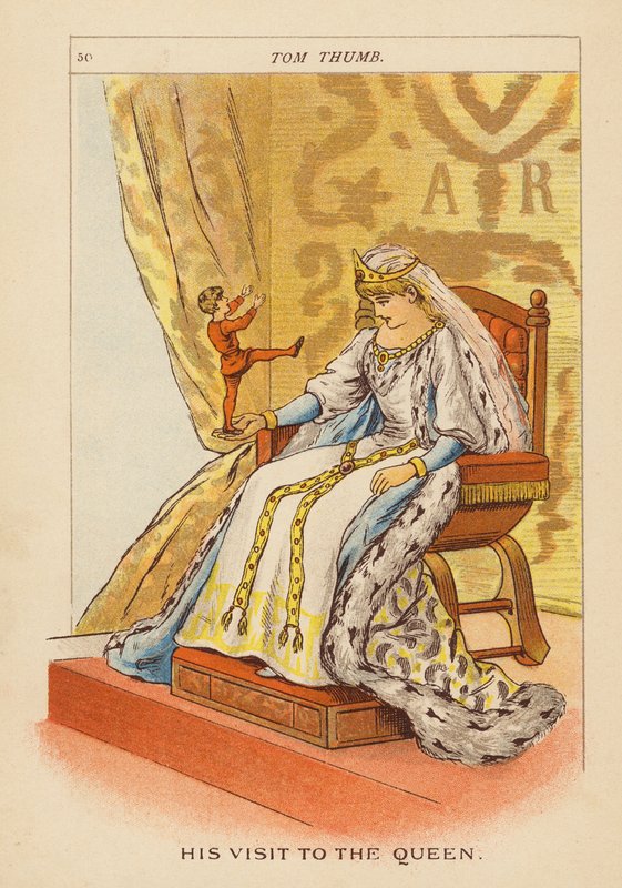 Tom Thumb (farvelitografi) af Constance Haslewood