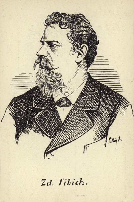 Zdenek Fibich, tjekkisk komponist (1850-1900) af Czech School