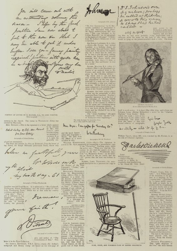 Dyce og Forster Samlingerne af Daniel Maclise