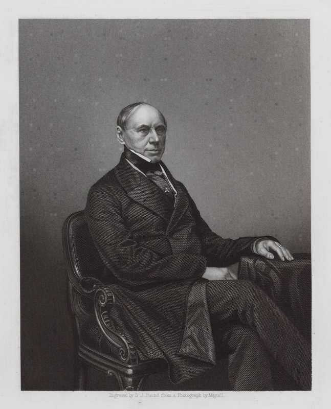 Philipp von Brunnow, russisk diplomat (kobberstik) af Daniel John. Pound