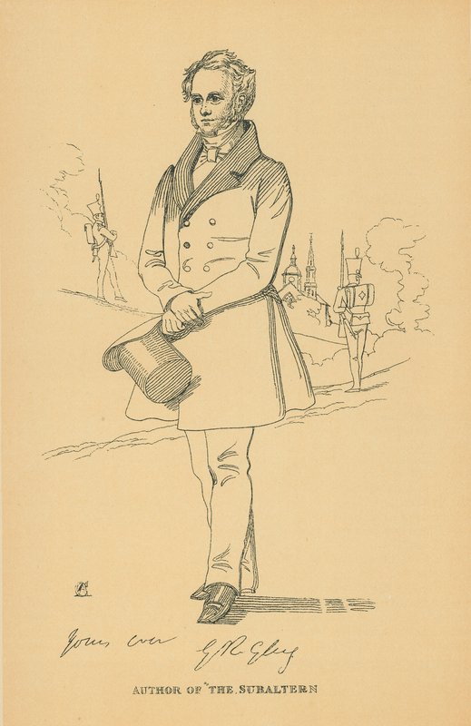 Rev George Robert Gleig af Daniel Maclise