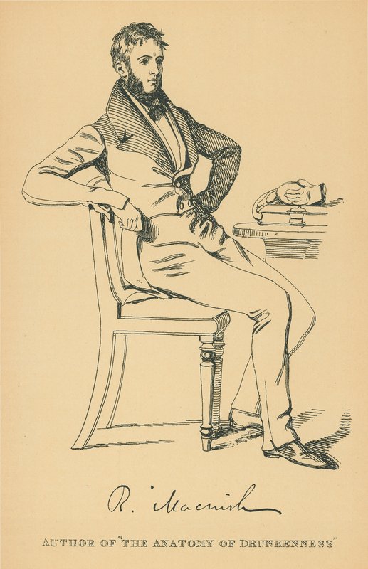 Robert Macnish af Daniel Maclise