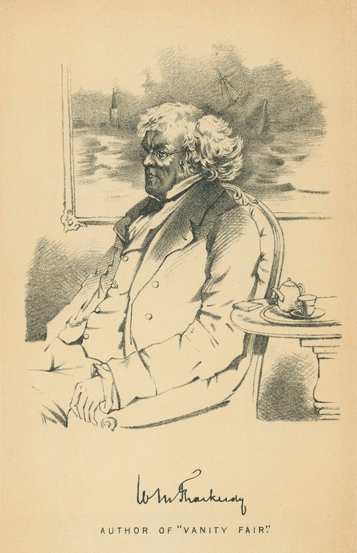 William Makepeace Thackeray af Daniel Maclise