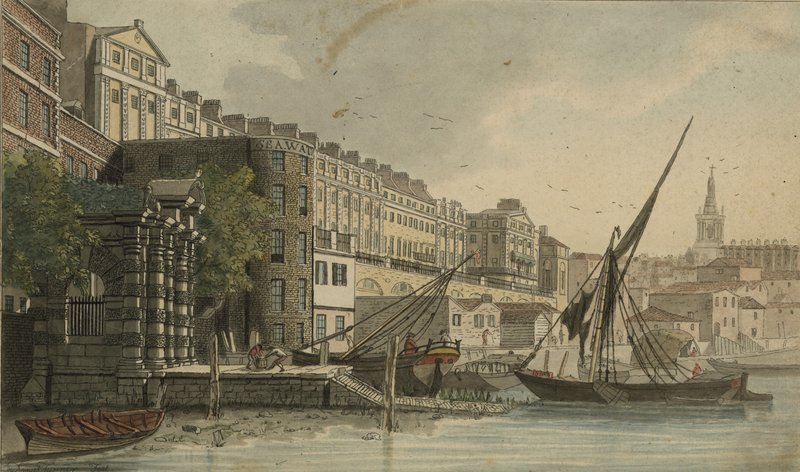 Water Gate, York Buildings, London af Daniel Turner