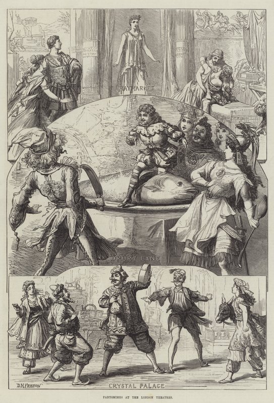 Pantomimes i London Theatres af David Henry Friston