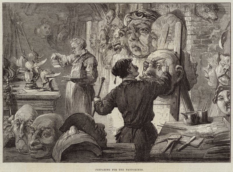 Forberedelse til Pantomimes af David Henry Friston