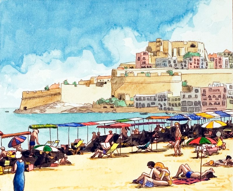 Costa Brava, Spanien af David Nicolle