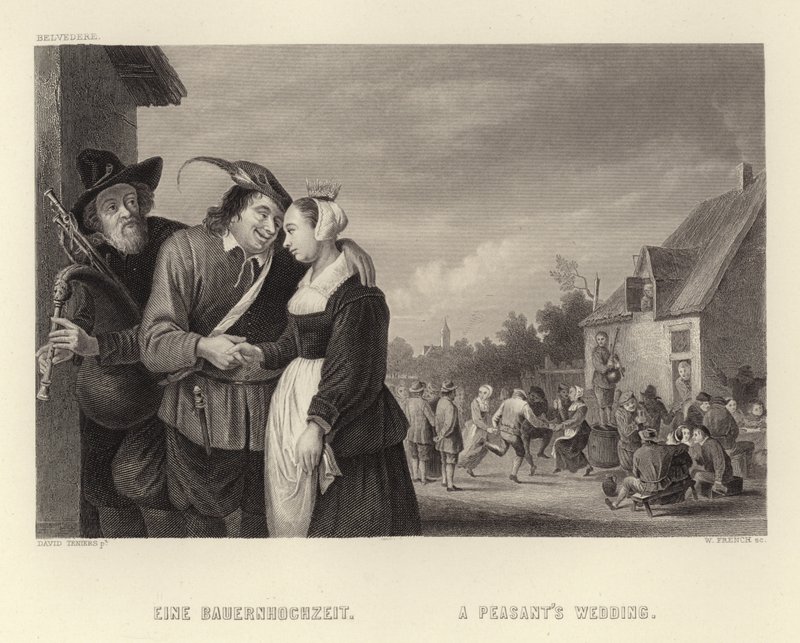 Et Bondebryllup af David Teniers the Younger
