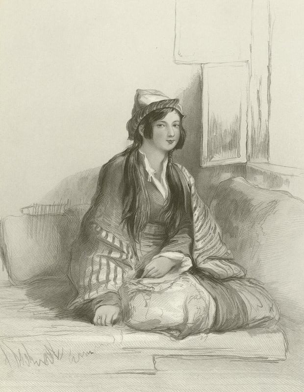 En tjerkassisk dame af David Wilkie