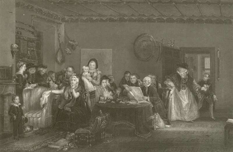 Læsning af testamentet af David Wilkie