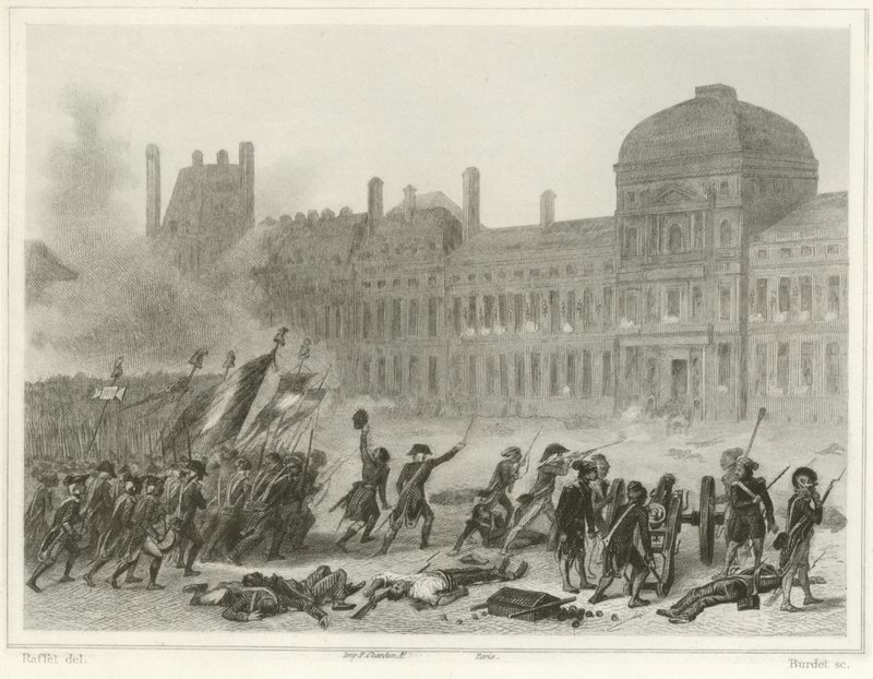 10 august 1792 af Denis Auguste Marie Raffet
