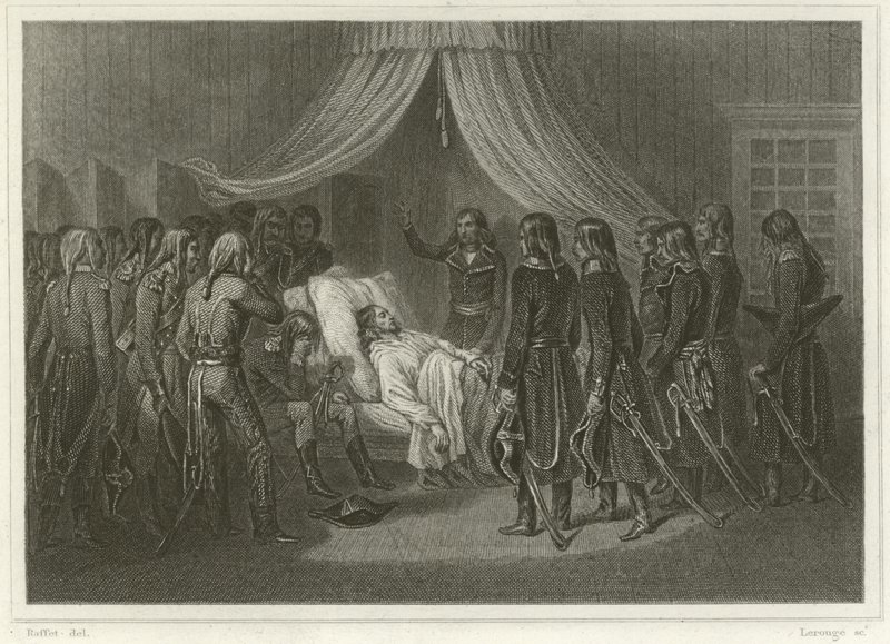 General Hoches død af Denis Auguste Marie Raffet
