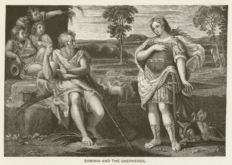 Erminia og hyrderne af Domenichino