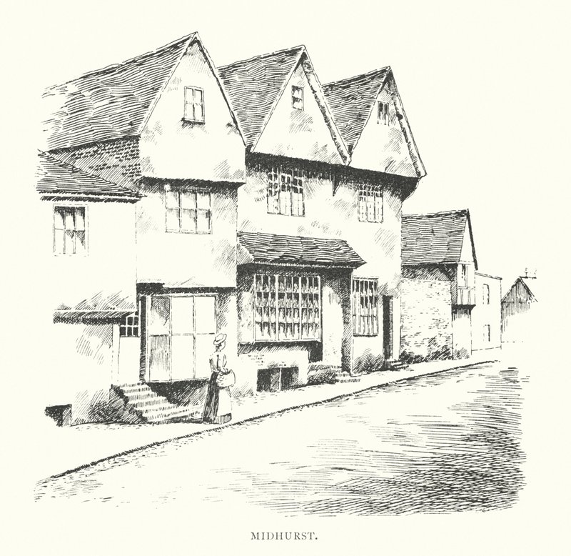 Midhurst (litografi) af Duncan Moul