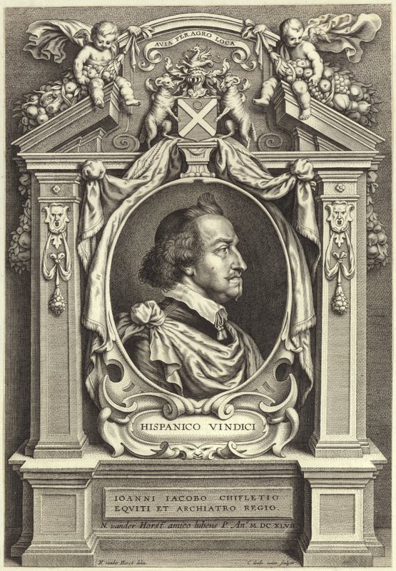 Portræt af Jean-Jacques Chifflet af Dutch School