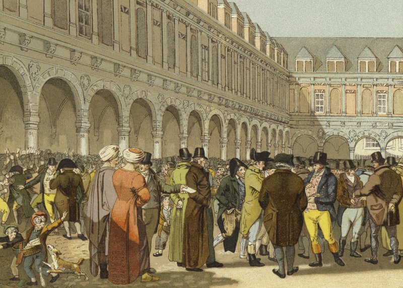 The Great Exchange of Amsterdam, 19th Century  af Dutch School