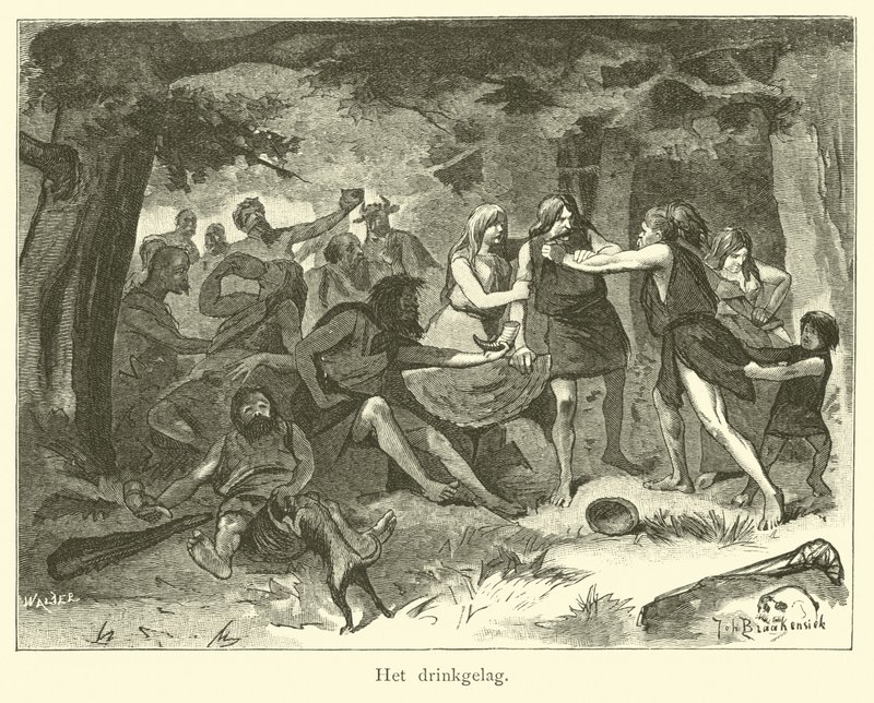 The drinking party  af Dutch School