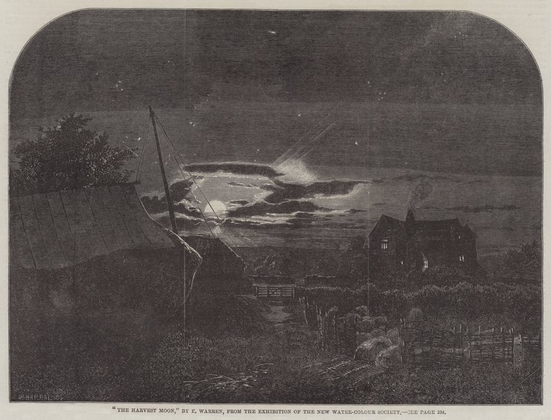 Høstmåne af Edmund George Warren