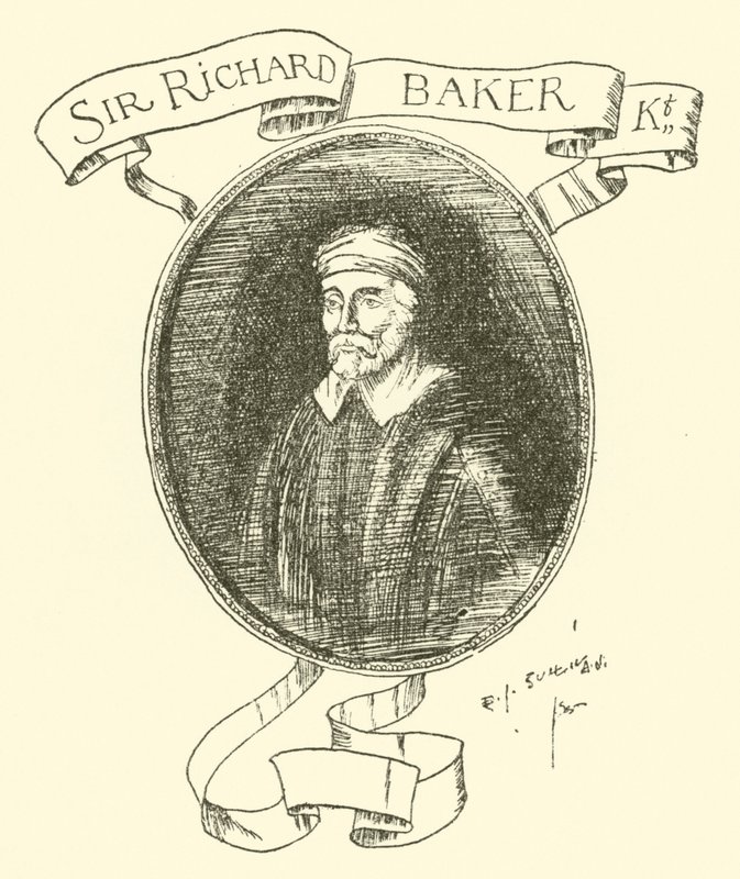 Sir Richard Baker af Edmund Joseph after Sullivan