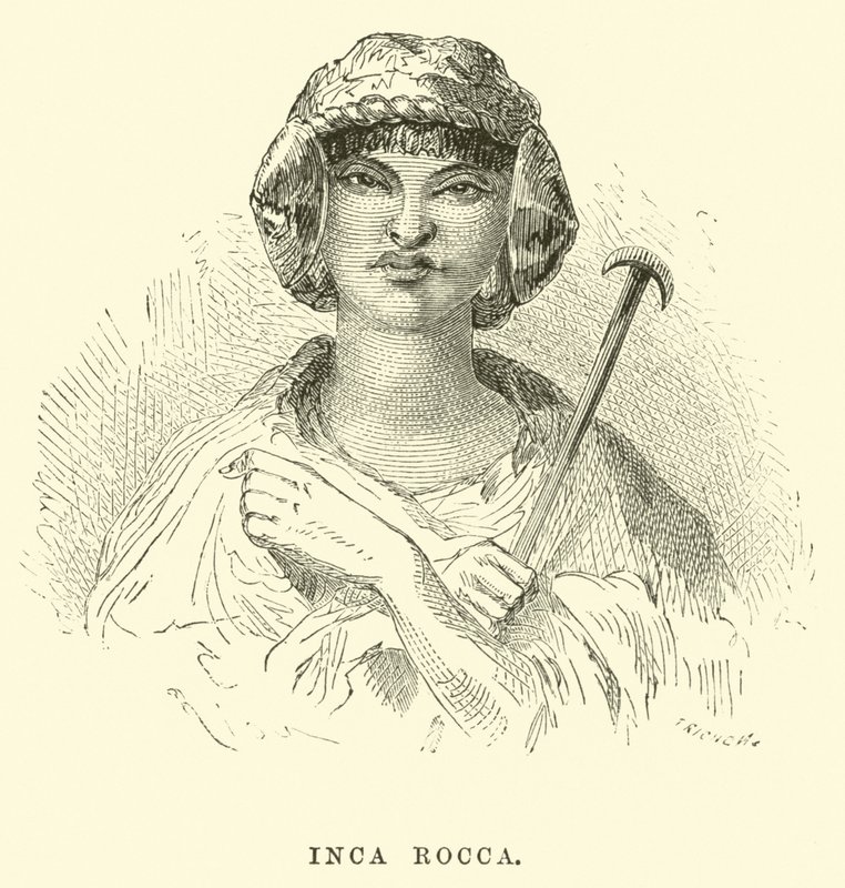 Inka Rocca af Edouard Riou