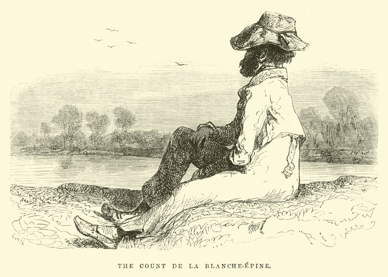 Greven de la Blanche-Epine af Edouard Riou