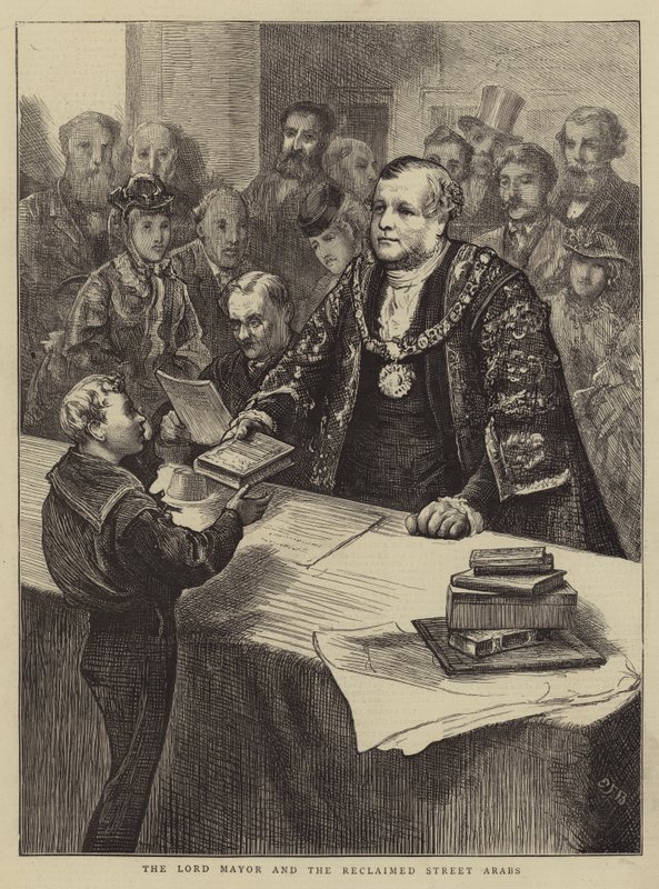 Overborgmesteren og de genvundne gadearabere af Edward Frederick Brewtnall